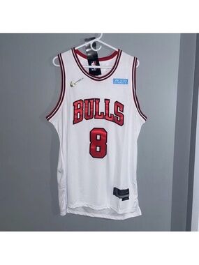 Nike NBA Diamond Icon Edition Chicago Bulls 75th Anniversary Zach Lavine Jersey